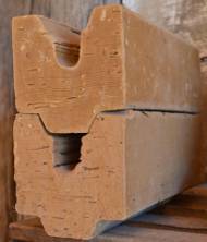 Brique de Terre Crue pour mur chauffant