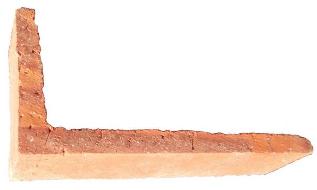 Parement d'angle Patrimoine de 5 Rouge Orange Nuanc