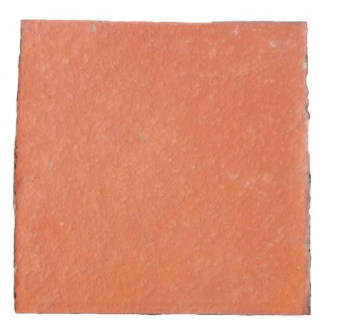 Carreau de Terre Cuite Tradition 14x14 Orange Nuanc