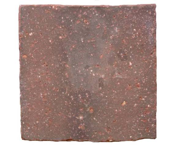 Carreau de Terre Cuite Patrimoine 20x20 Rouge Flamm