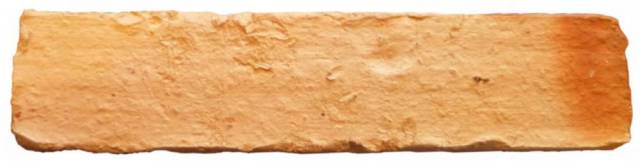 Brique terre cuite moulée main 2x5x22 Provence nuancé Flammé